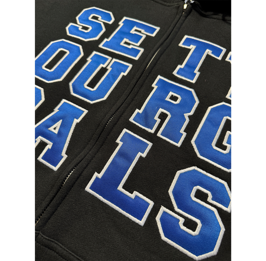 SETY OURG OALS Zip Up